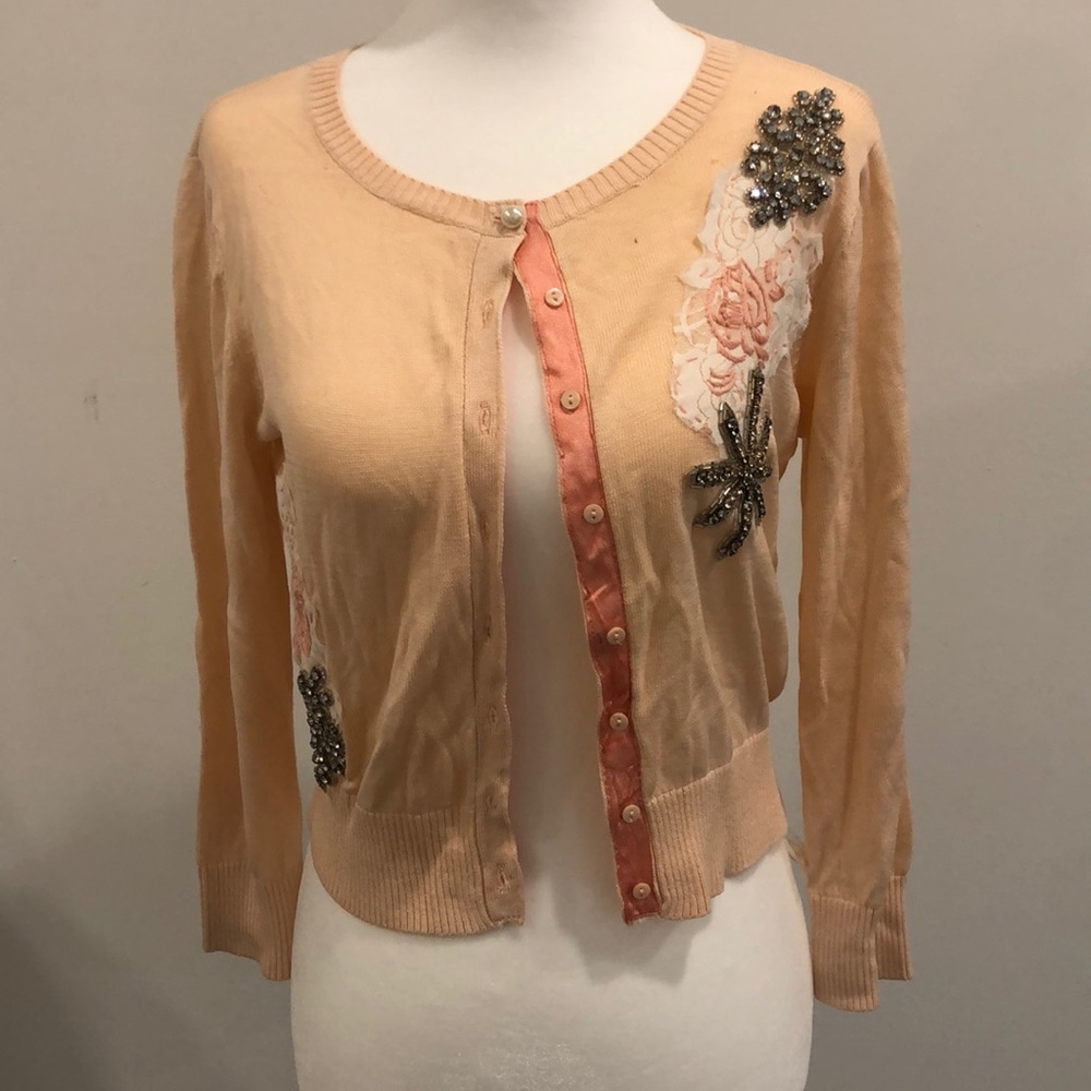 Bebe Embellished Cardigan